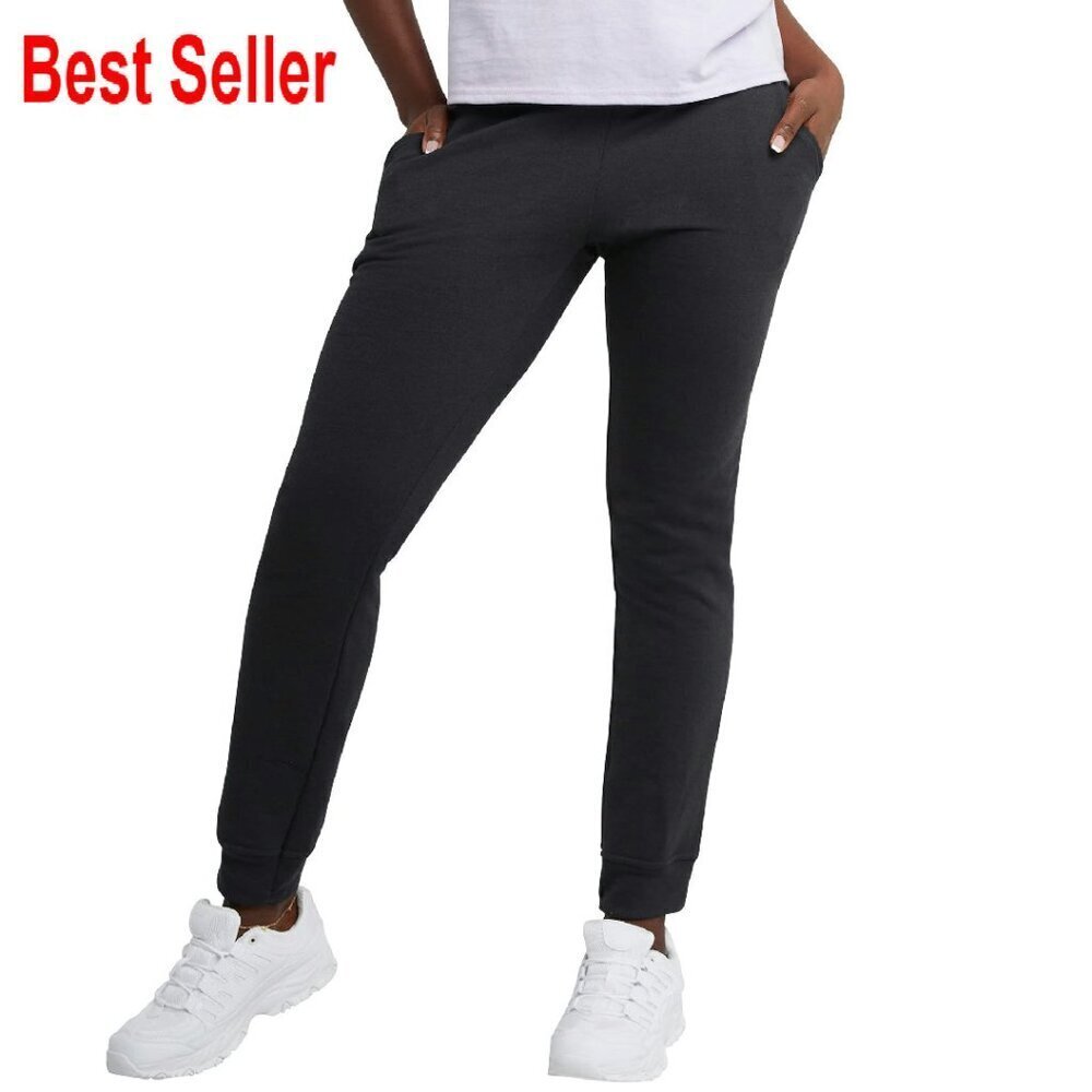 Midweight Fleece Joggers Classic Fit Ribbed Cuffs Side Pockets Comfort